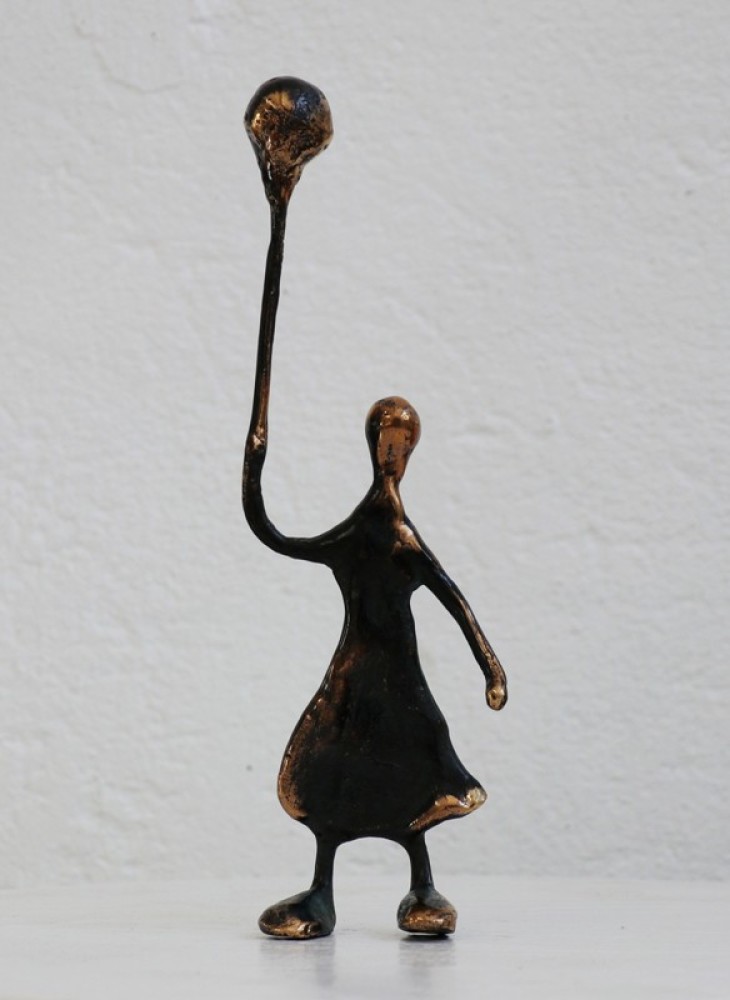 Bronzeskulptur 20 cm. 